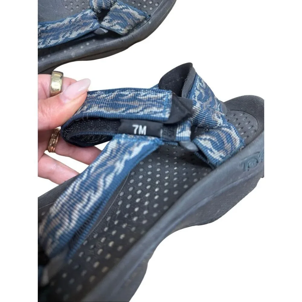 Teva Hurricane 3 men’s Sandal Blue size 7